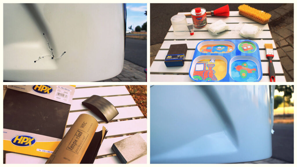 Leben im Wohnmobil Canis Road Ratgeber - GFK Reparatur am Wohnmobil - In 4 Schritten zuverlässig reparieren