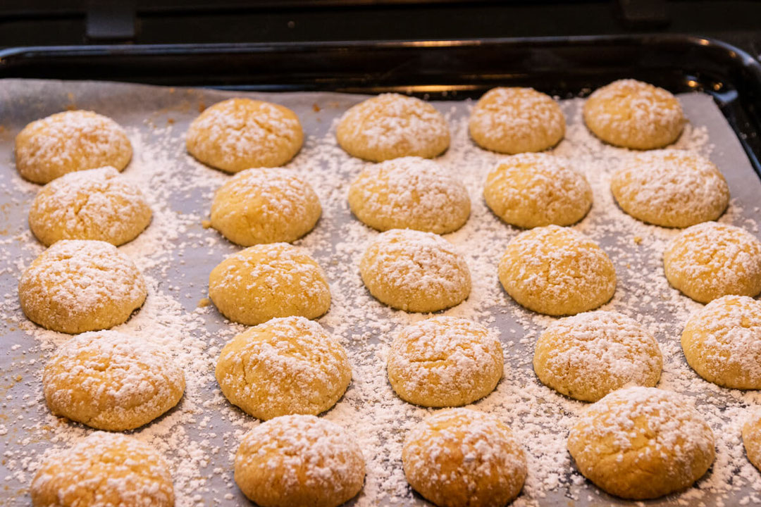 Weihnachtsplätzchen – Schneebälle