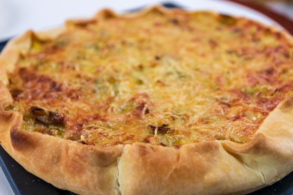 Lauch Quiche aus der Campingküche mit A-Z Anleitung