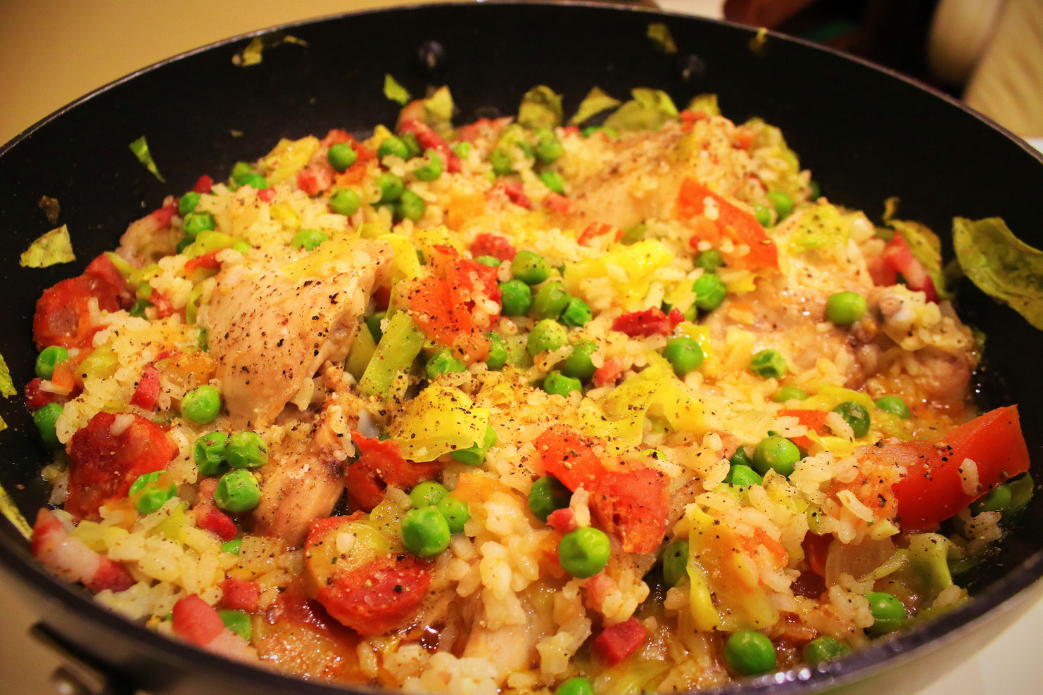 Huhn mit Reis „Bracarense“ Style