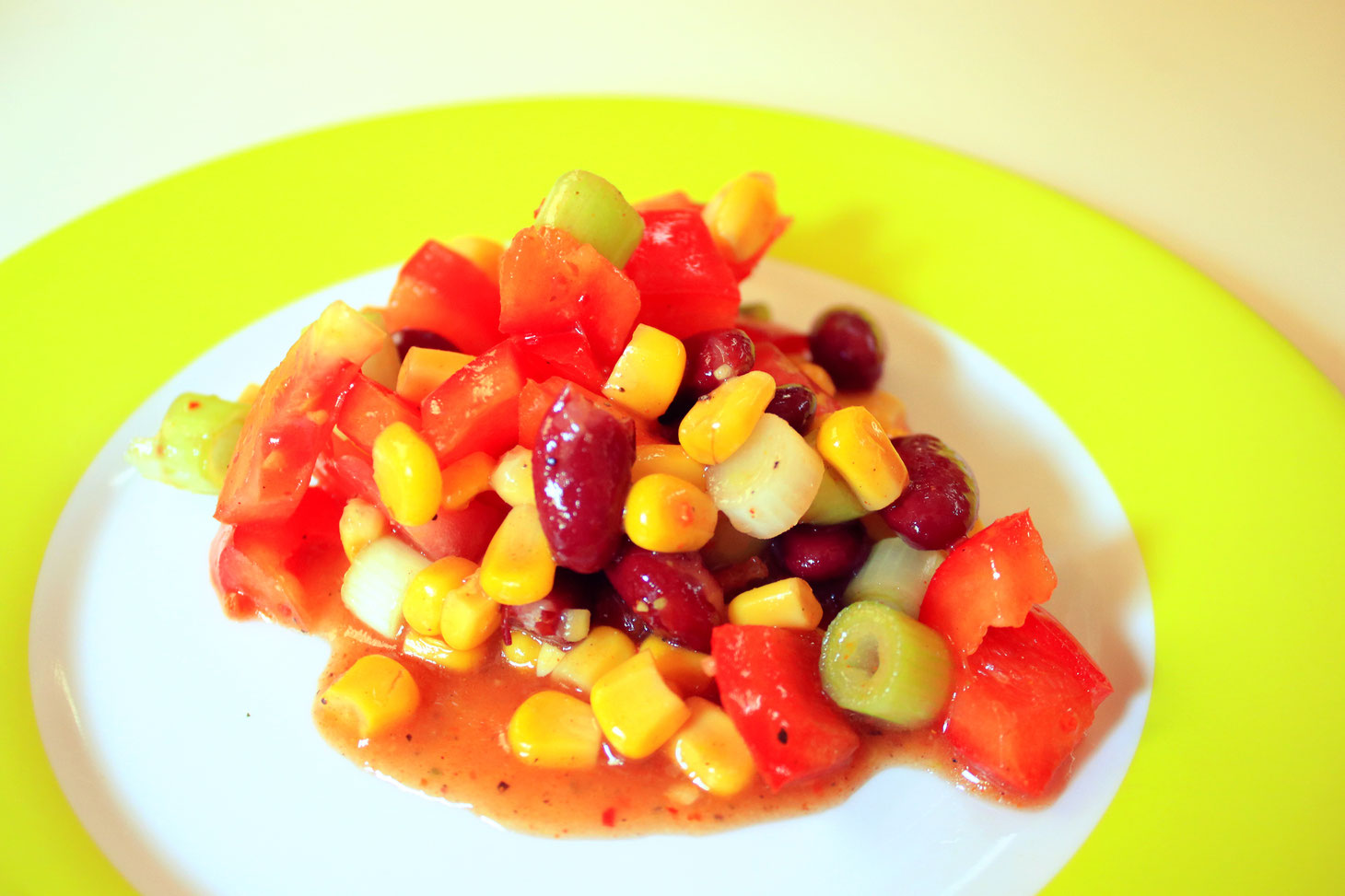 Mexikanischer Salat mit Spezialsauce