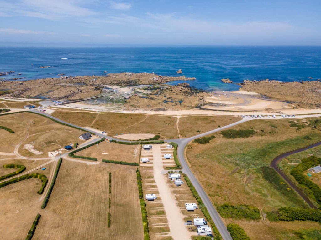 DJI_0799 Bretagne mit dem Wohnmobil, Wohnmobil mit hund