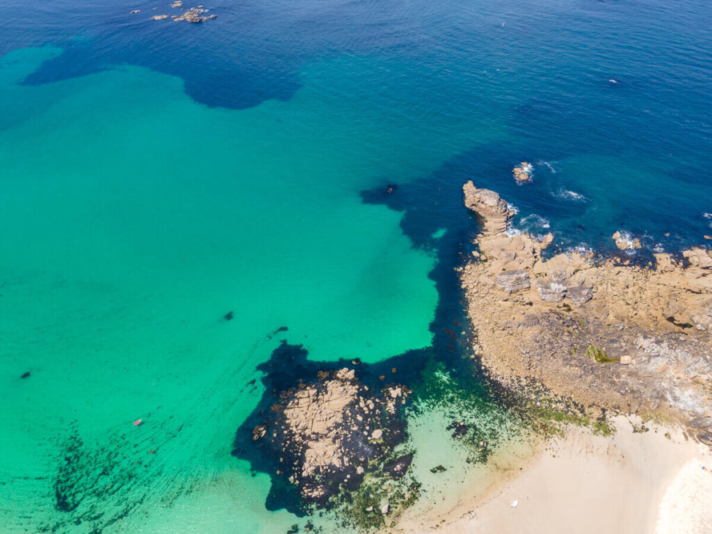 DJI_0831 Bretagne mit dem Wohnmobil, Wohnmobil mit hund