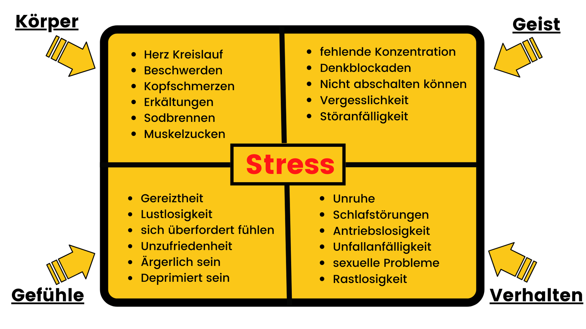 Wie wirkt sich Stress beim Menschen auf den Hund aus? Infografik zum Thema Stress Auswirkung beim Menschen