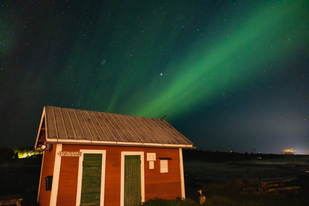 Schweden mit dem Wohnmobil, Polarlichter, Aurora borealis