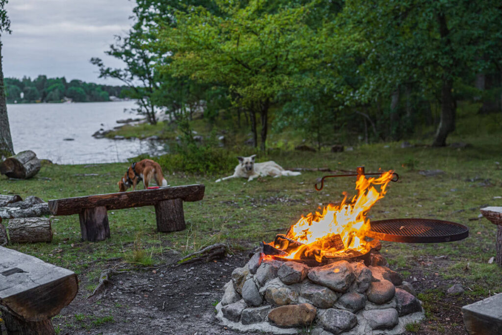 BX7A7280 Lagerfeuer Schweden, Schweden mit dem Wohnmobil, wildcamper schweden
