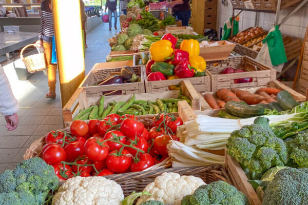 gemüse in frankreich auf dem markt