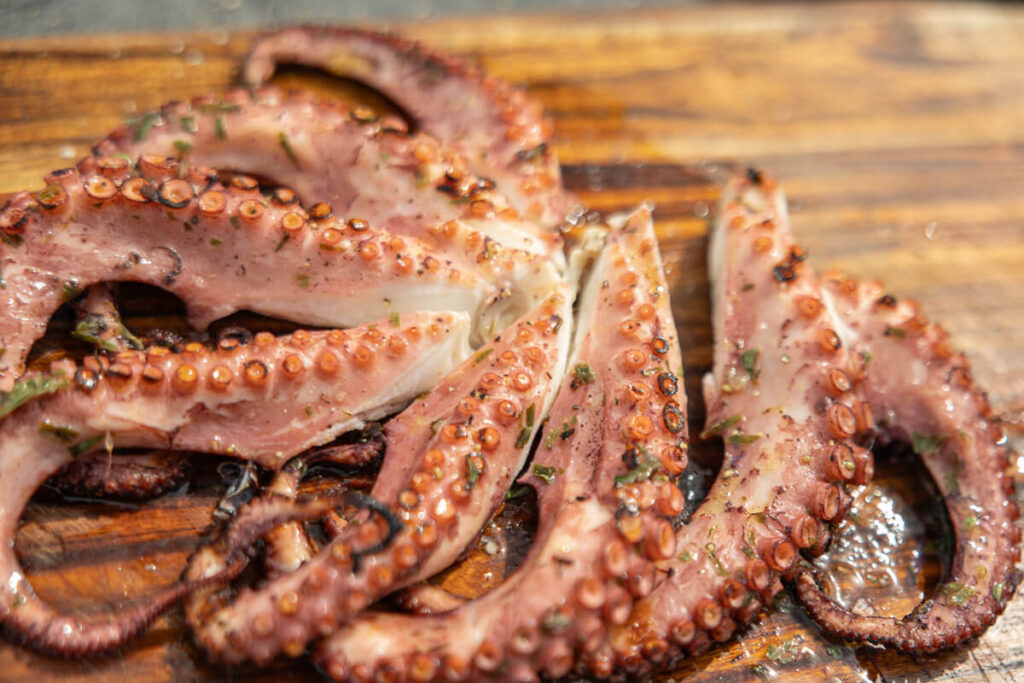 BX7A0422 Oktopus vom Grill Rezept