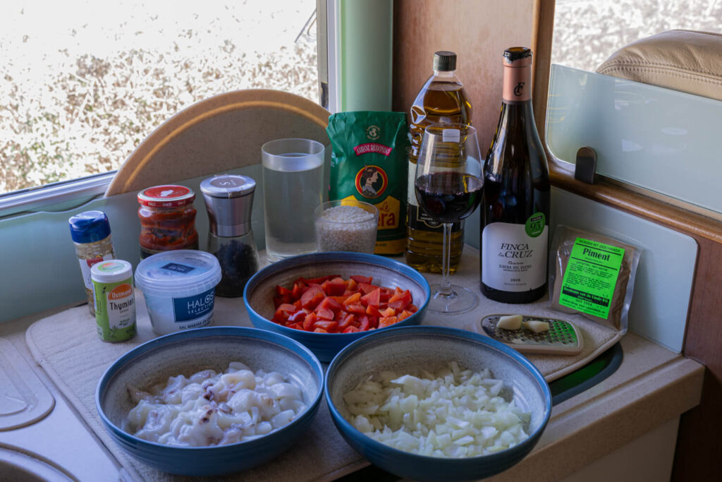 BX7A0791 Sepia con Arroz , cadac citi chef 40