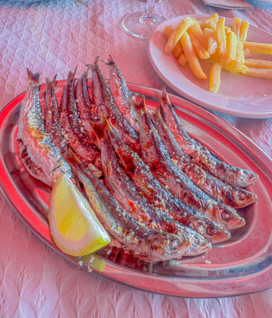 IMG_9592 sardinen in malaga, Tapas, Essen gehen ion Spanien, Campingplatz spanien meer