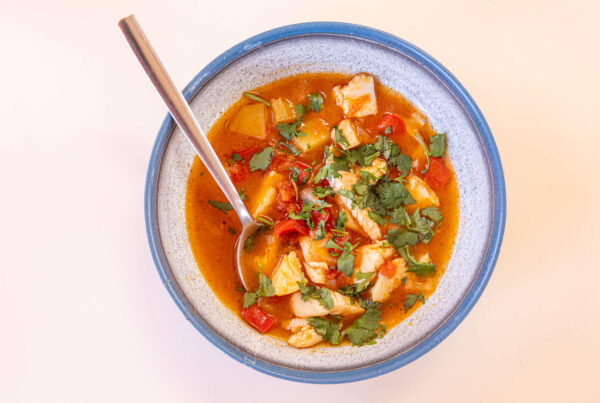Portugiesische Fischsuppe. Portugal, Essen, Drachenkopf